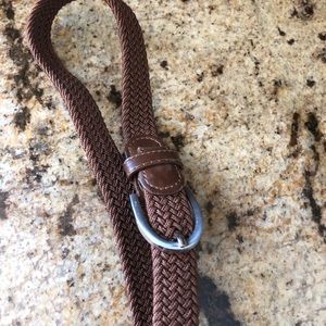 Brown Basketweave Belt